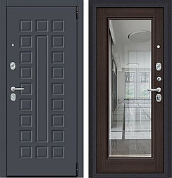 Двери входные металлические Porta R 51.П61 Graphite Pro/Wenge Veralinga