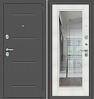 Двери входные металлические Porta R 104.П61 Антик Серебро/Bianco Veralinga