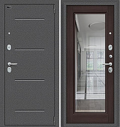 Двери входные металлические Porta S 104.П61 Антик Серебро/Wenge Veralinga