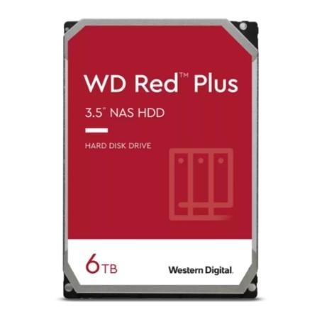 Жесткий диск HDD 3.5" SATA-III WD 6Tb Red Plus WD60EFPX 5400RPM 256Mb - фото 1 - id-p225957844