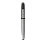 Ручка перьевая Parker IM Achromatic Matt Grey BT F, 0.8 мм, корпус из нержавеющей стали, синие чернила, фото 4