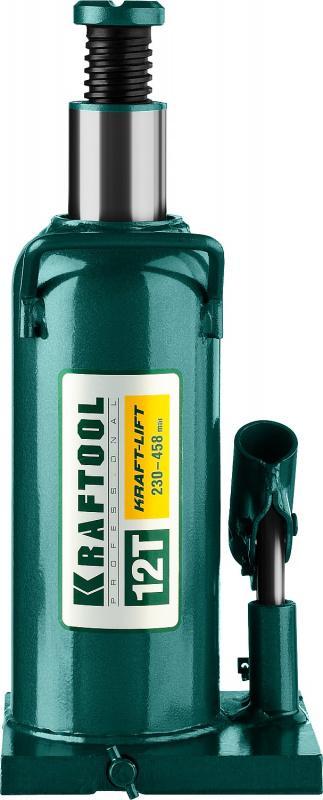 Домкрат Kraftool Kraft-Lift 43462-12_z01 бутылочный гидравлический зеленый - фото 1 - id-p225957838