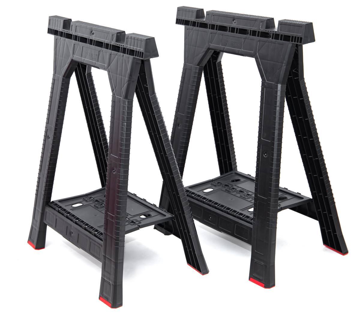 Козлы столярные Qbrick System Sawhorse (2 шт.), черный - фото 1 - id-p194261793