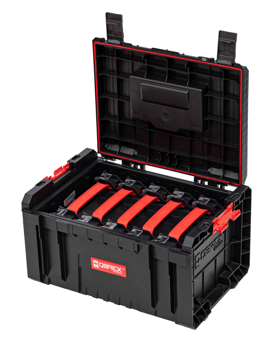 Набор ящиков Qbrick System PRO Toolbox + 5x PRO Organizer Multi, черный