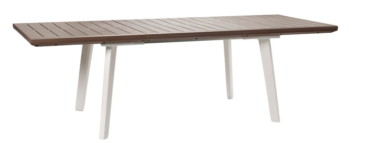 Стол раскладной Harmony extend table Keter, белый/капучино - фото 8 - id-p99511156