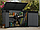 Ящик-шкаф садовый для хранения Keter Cortina Mega,графит, фото 6