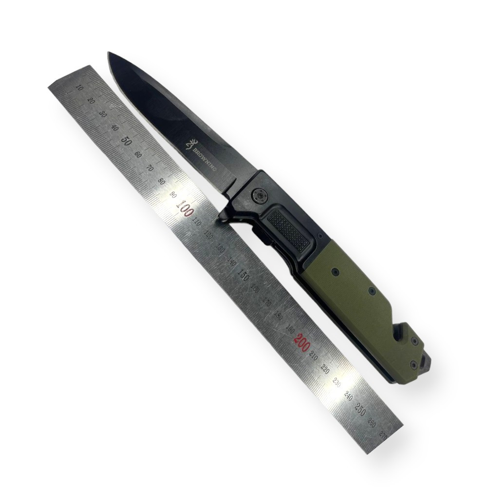 Нож складной Browning со стеклобоем (длина 26,5 см) - фото 5 - id-p225957877