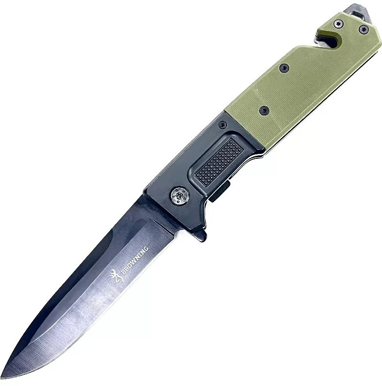 Нож складной Browning со стеклобоем (длина 26,5 см) - фото 3 - id-p225957877
