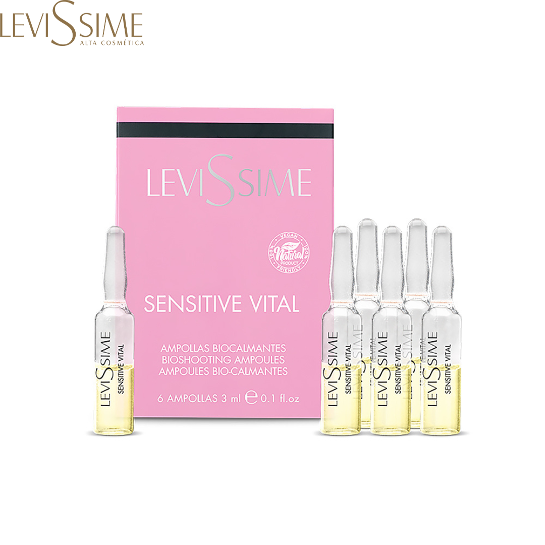Ампулы для чувствительной кожи LeviSsime Sensitive Vital 6х3мл