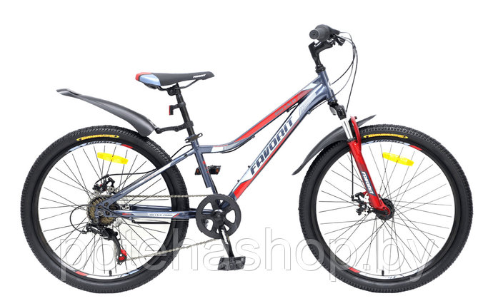 Двухколесный велосипед FAVORIT, модель BUFFALO-24VS, BUF24V12RD, фото 2