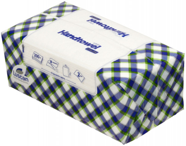 Полотенца бумажные Luscan Professional 1 пачка, ширина 230 мм, белые - фото 1 - id-p225508563