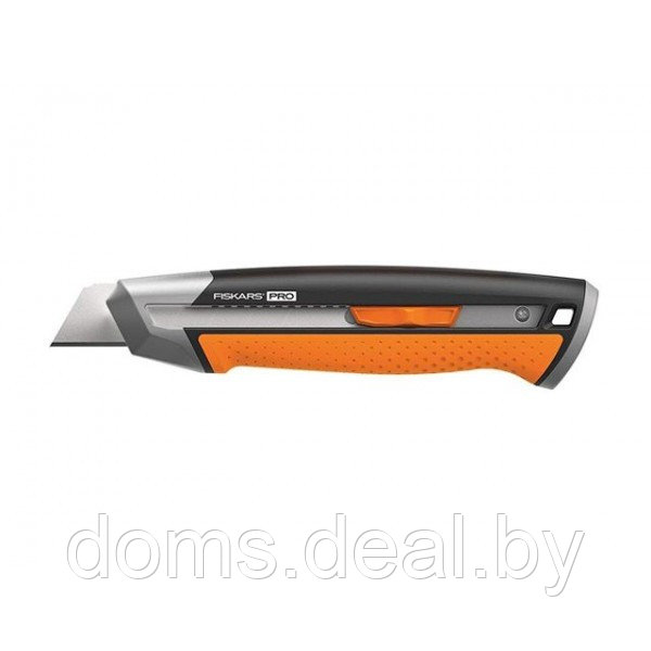 Нож с выдвижным, сменным лезвием 25мм CarbonMax FISKARS (1027228) FISKARS CarbonMax - фото 1 - id-p222455576