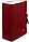 Короб архивный бумвиниловый на завязках Attache корешок 100 мм, 240*330*100 мм, бордовый (красный), фото 3