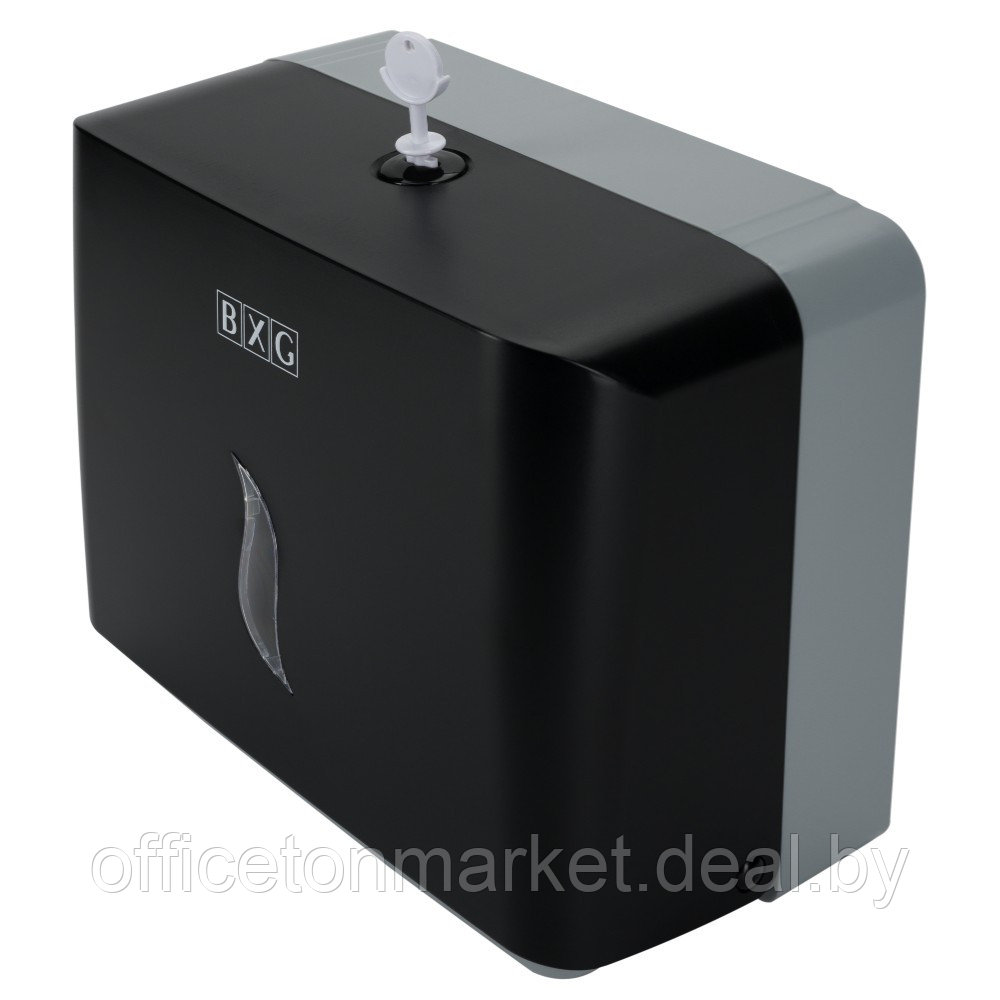 Диспенсер для полотенец листовых BXG-PD-8228B, пластик, черный - фото 1 - id-p225958529