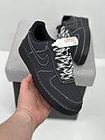 Кроссовки Nike Air Force 1 Triple Black 2 41