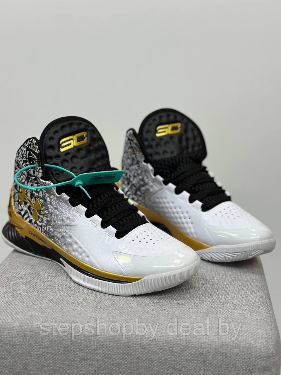 КРОССОВКИ UNDER ARMOUR UNDER ARMOUR CURRY 1 RETRO BACK TO BACK MVP 2021 - фото 4 - id-p225960503