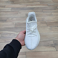 Кроссовки Adidas Yeezy Boost 350 V2 All White, фото 3