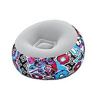 Надувное кресло BestWay Inflate-A-Chair Floral 112x112x66cm 75111 BW