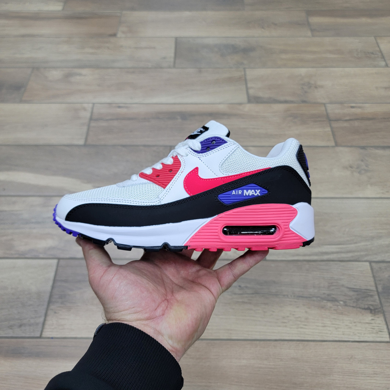 Кроссовки Nike Air Max 90 White Red Black 37