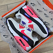 Кроссовки Nike Air Max 90 White Red Black, фото 6