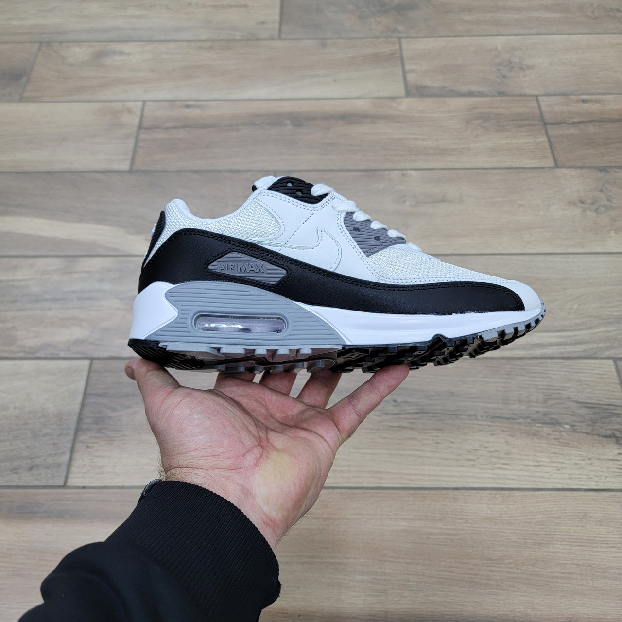 Кроссовки Nike Air Max 90 White Gray - фото 2 - id-p178198788