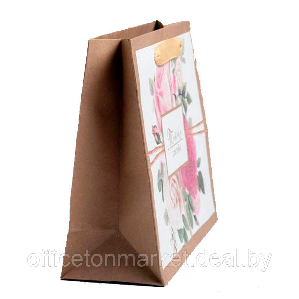 Пакет бумажный подарочный "Только для тебя", 23x18x10 см, разноцветный - фото 2 - id-p225960958