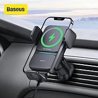 Держатель для смартфона Baseus Wisdom Auto Alignment Car Mount Wireless Charger CGZX000001