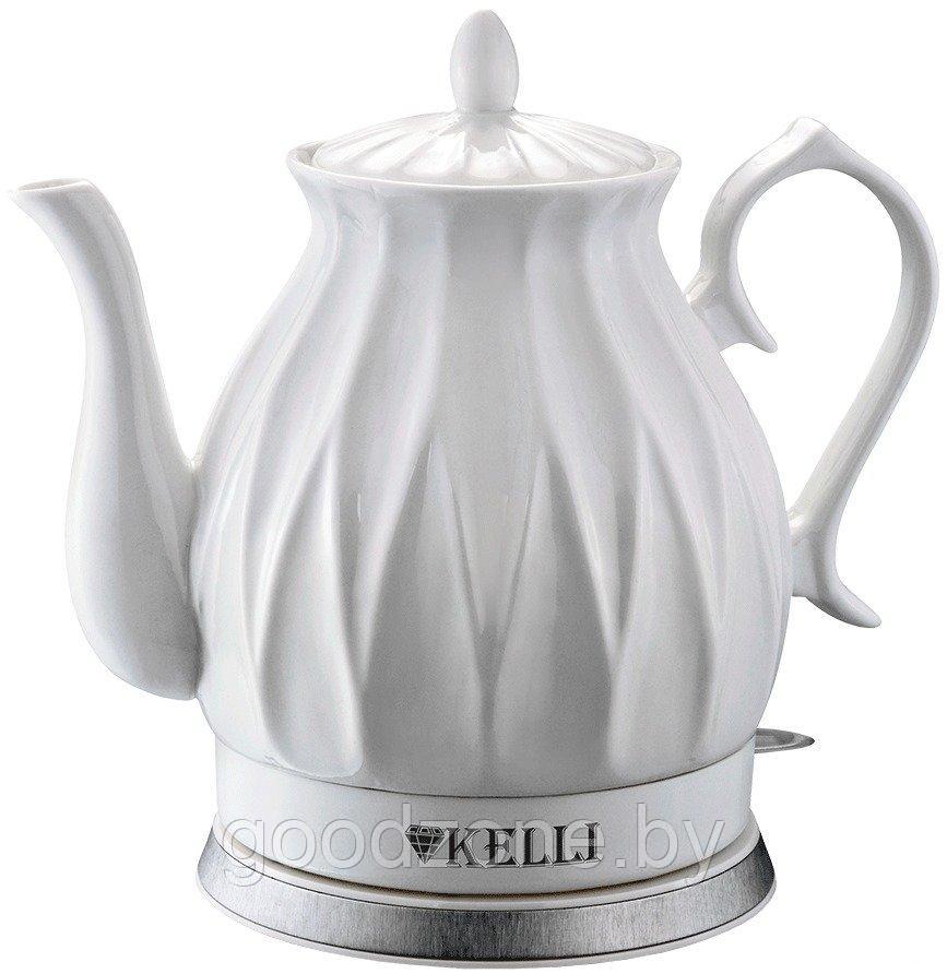 Электрический чайник KELLI KL-1341 (белый) - фото 1 - id-p225962041