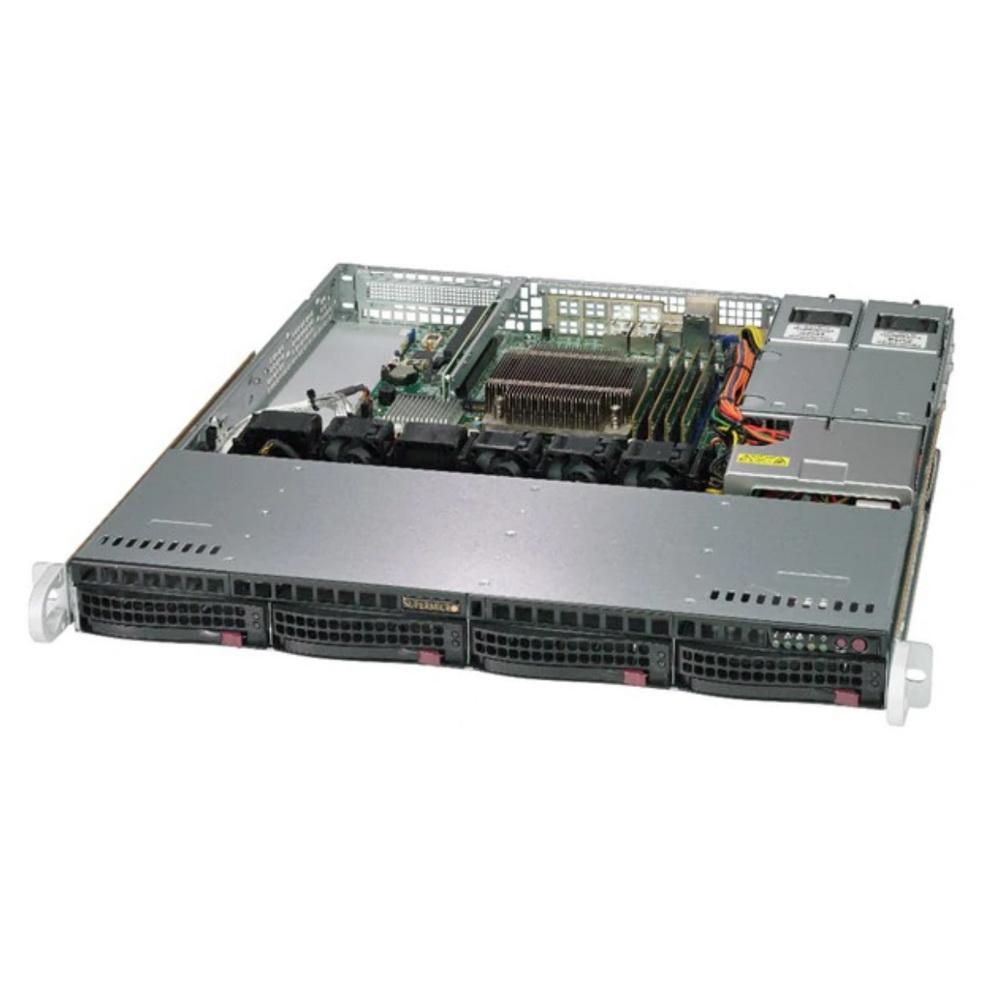 Supermicro SYS-5019C-MR Серверная платформа 1U SATA SYS-5019C-MR SUPERMICRO - фото 1 - id-p225963096