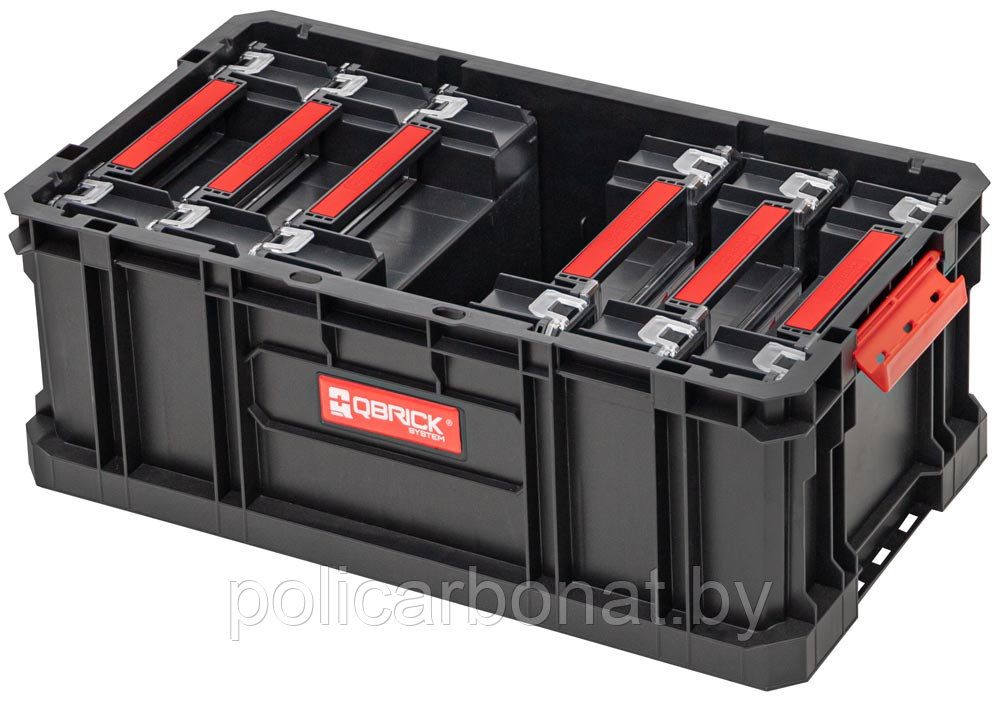 Набор ящиков Qbrick System TWO Box 200 + 6x Organizer Multi, черный - фото 1 - id-p107896414