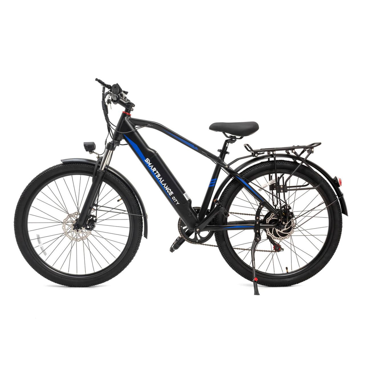 Электровелосипед Smart Balance City (2024) Чёрно-синий - фото 1 - id-p225963830