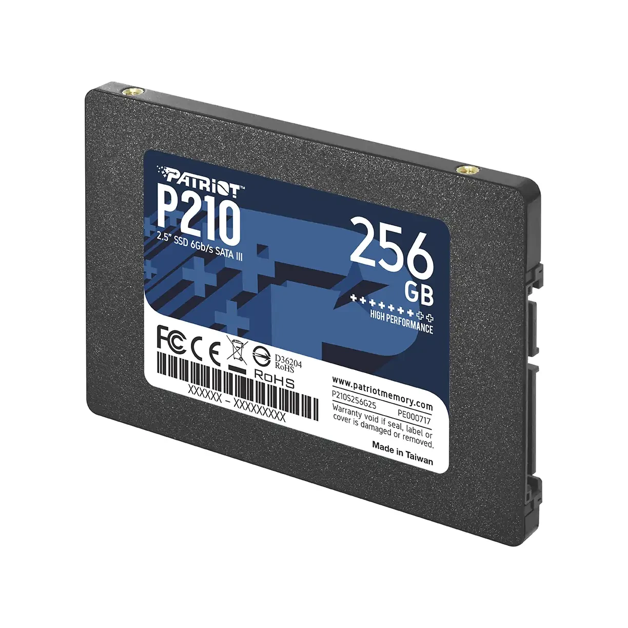 Жесткий диск Patriot P210 256GB P210S256G25 (2,5", SATA 3.0, 3D TLC NAND) 556854 - фото 3 - id-p225963864