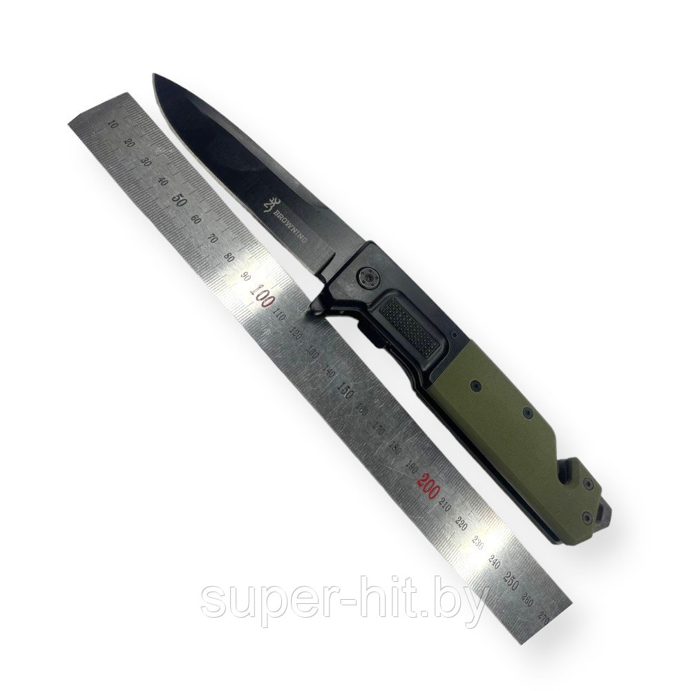 Нож складной Browning со стеклобоем (длина 26,5 см) - фото 5 - id-p225963978