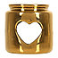 Аромалампа «Сердце» цвет золотой 7,5х7,5 см, фото 2