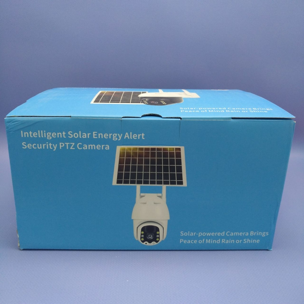 Камера видеонаблюдения уличная на солнечной батарее 4G TP-4 (V380 pro, 3 Мп, 4G от сим карты, автослежение, - фото 4 - id-p225964120