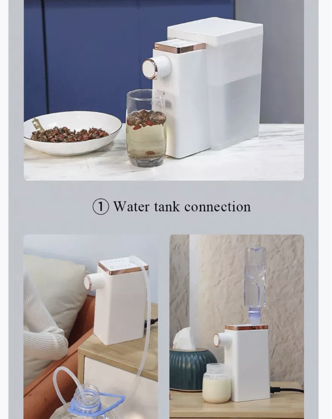 Термопот - электрический диспенсер нагреватель воды, сенсорный Instant heating water dispenser RY-118 - фото 8 - id-p225964223