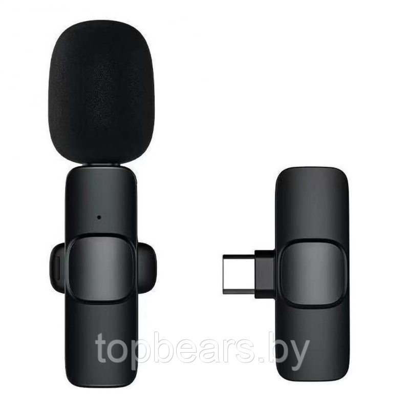 Беспроводной петличный микрофон для Iphone (для записи сторис, ведения обзоров, диалогов, роликов) Android - фото 7 - id-p225964265