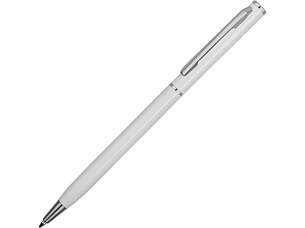 Ручка металлическая шариковая Атриум, белый, фото 2