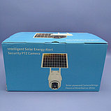 Камера видеонаблюдения уличная на солнечной батарее 4G TP-4 (V380 pro, 3 Мп,  4G  от сим карты, автослежение,, фото 4