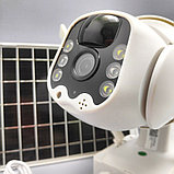 Камера видеонаблюдения уличная на солнечной батарее 4G TP-4 (V380 pro, 3 Мп,  4G  от сим карты, автослежение,, фото 6