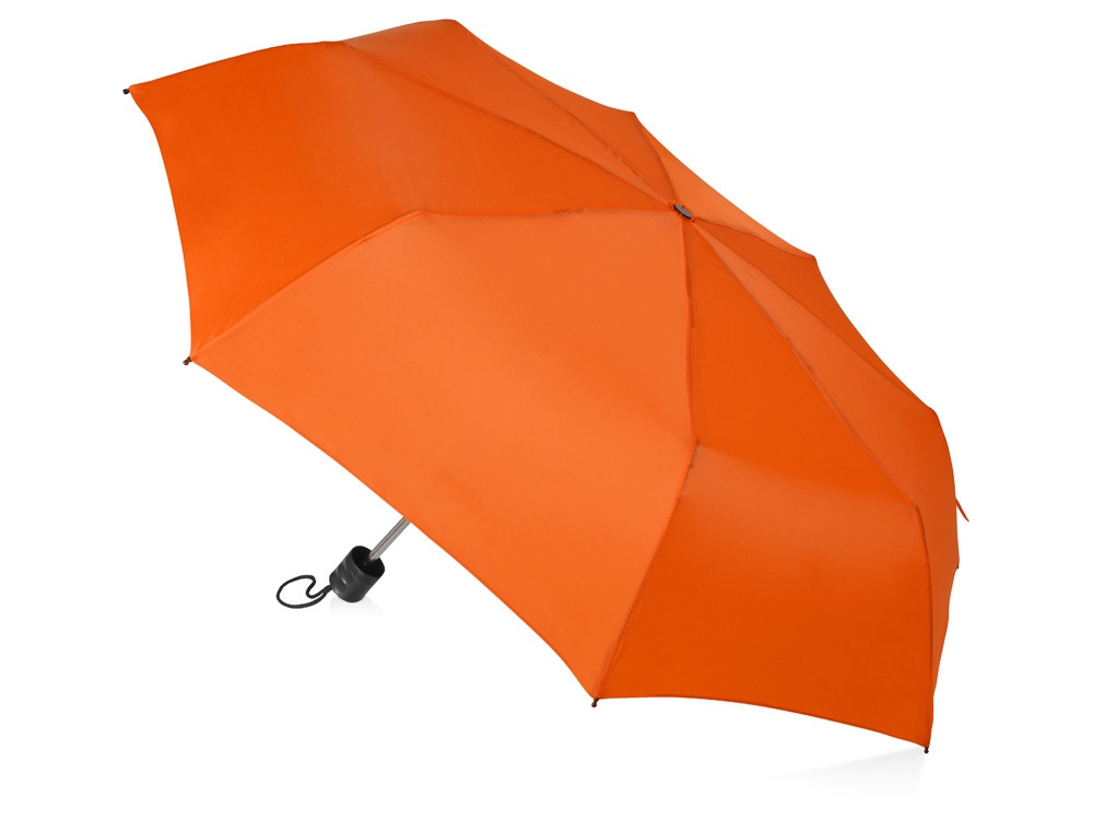 Зонт складной Columbus, механический, 3 сложения, с чехлом, оранжевый - фото 2 - id-p225964410