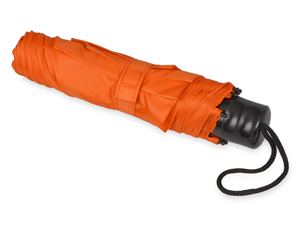 Зонт складной Columbus, механический, 3 сложения, с чехлом, оранжевый - фото 3 - id-p225964410