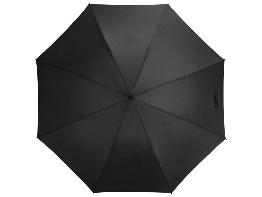 Зонт-трость Bergen, полуавтомат, черный - фото 4 - id-p225964414