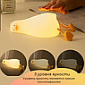 Светильник - ночник силиконовый Сонный Гусь Duck Sleep Lamp (USB, 3 режима, таймер 30 мин), фото 5