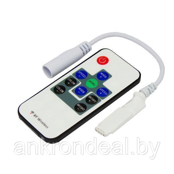 Мини-контроллер светодиодный RGB, радио (RF), 10 кнопок 12-24В/6А LAMPER - фото 1 - id-p222589491