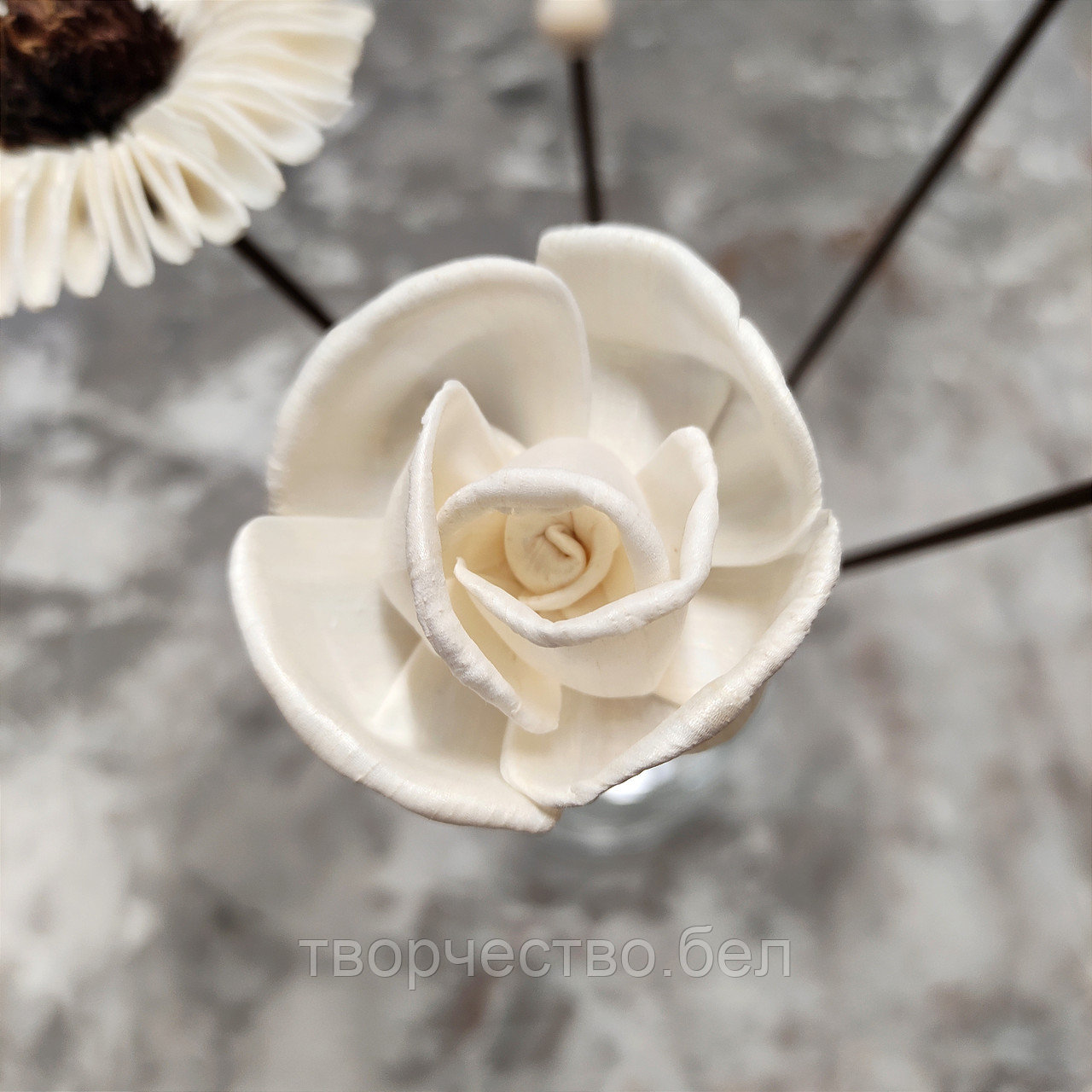 Декоративная роза для аромапалочек/аромадиффузора - фото 3 - id-p225967664