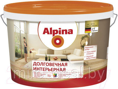 Краска Alpina Долговечная интерьерная. База 1 - фото 1 - id-p225971129