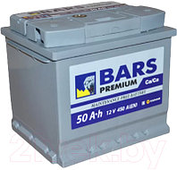 Автомобильный аккумулятор BARS Premium 6СТ-50 Евро R / 050 131 07 0 R P
