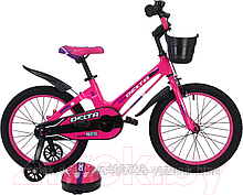 Велосипед детский Delta Prestige 16 2023 (розовый, спицы, шлем)