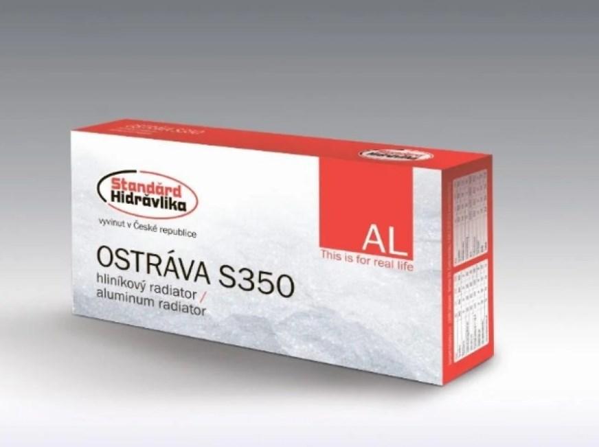 Алюминиевый радиатор Standard Hidravlika Ostrava S350 10 секц. - фото 2 - id-p225972573